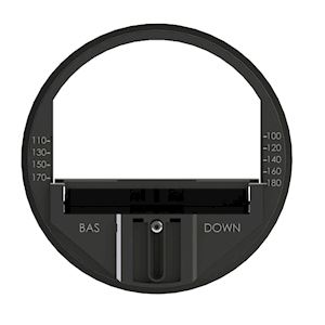 Régulateur de débit réglable basse pression, 50 à 250 pa, d 160 mm, 270 m3/h