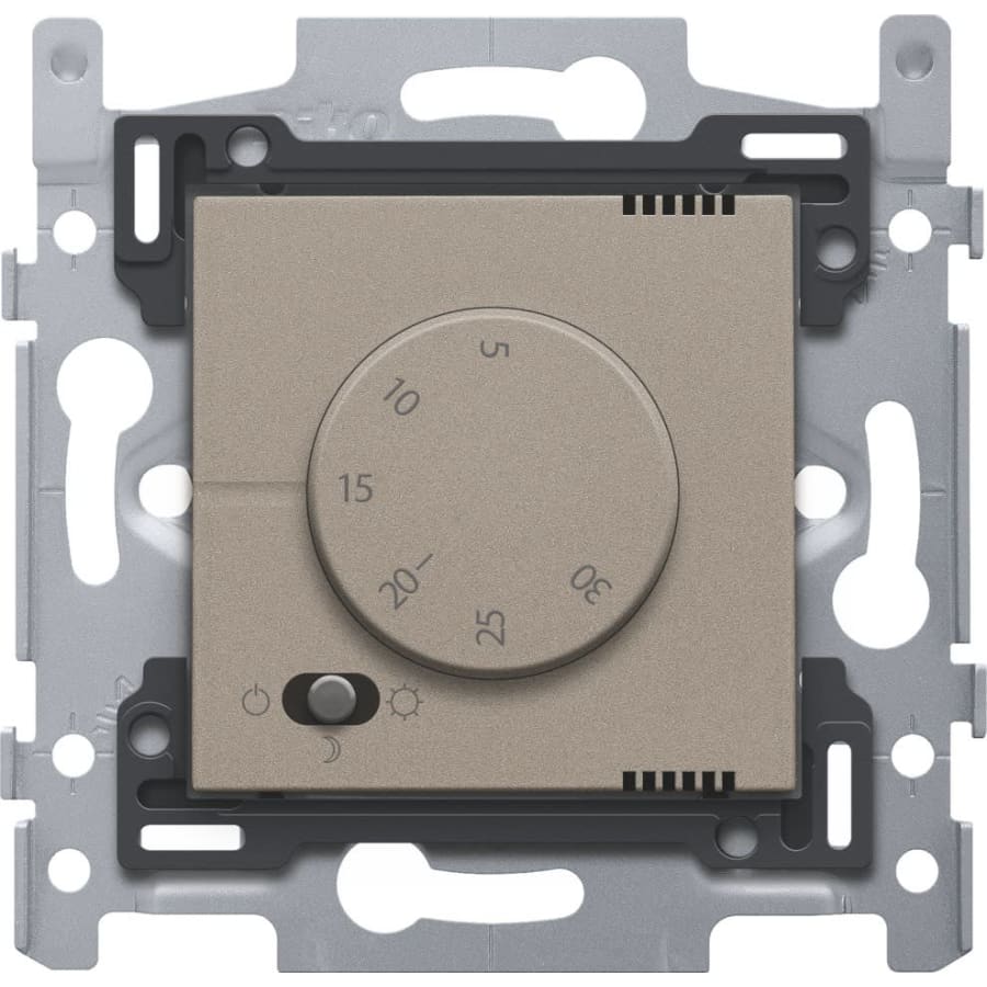 Thermostat électronique, couleur bronze