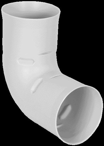 Coude optiflex a 90 pour conduit d90