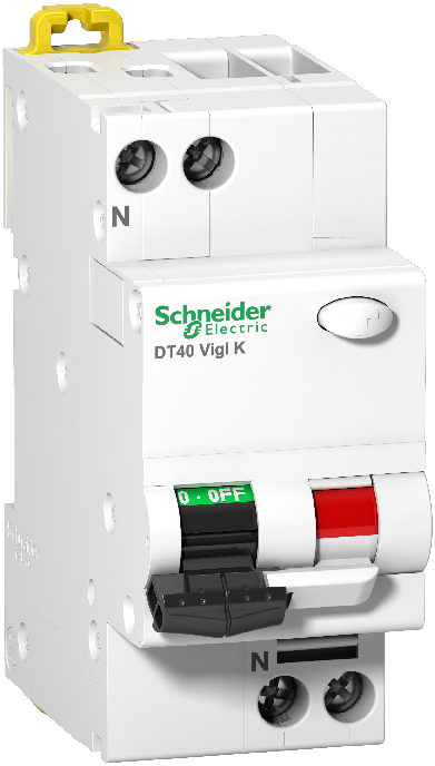 Prodis dt40 vigi k - disj. Différentiel 4,5ka 1p+n courbe c 16a - type ac 30ma