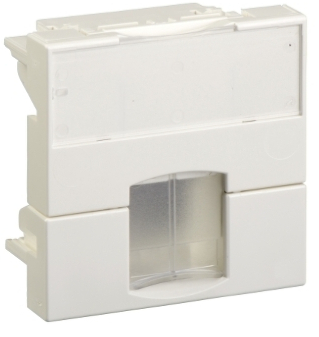 Actassi - support non-adaptable 45x45mm blanc polaire - volet incolore