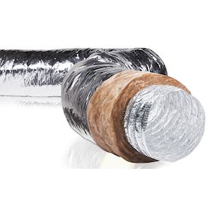 Gaine souple isolée 50mm pour application gainable habitat ecosoft, d200mm, l10m
