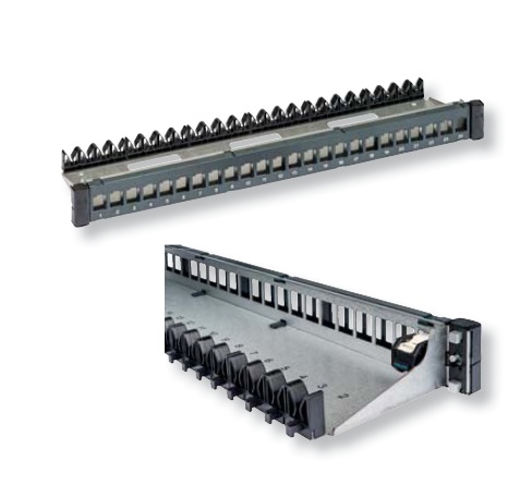 Panneau 19 1u data 24 ports rj45 a equiper volition nd