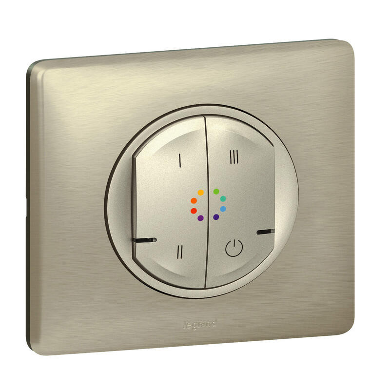 Commande sans fil multicouleurs legrand - céliane with netatmo - titane