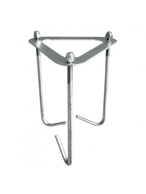 Fixation de sol pour luminaire extérieur saxo 0127 aric