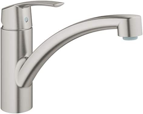 Grohe start mitigeur monocommande évier, zone de rotation 140°, supersteel