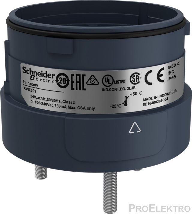 Harmony xvu - socle de montage direct - 3 vis - noir