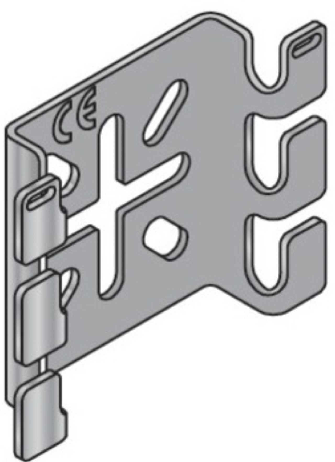 Support ufu, finition sz. Accessoire multifonction pour chemin de câbles fil, forte épaisseur, non a