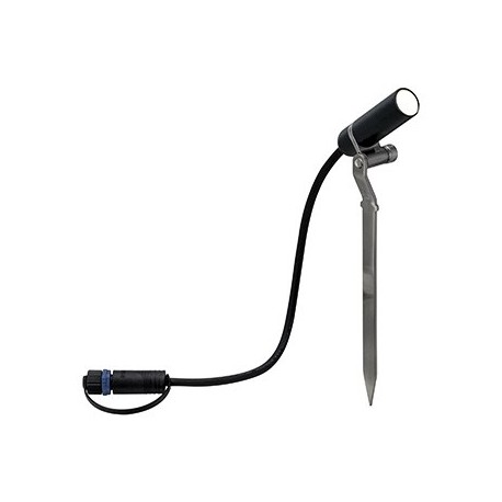 Spot de jardin plug&shine - plantini - dimmable - 3000k - 40° - avec ampoule - 2,5w - anthracite