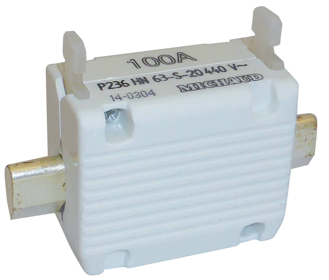 Cartouche fusible à couteaux hpc t00 100a