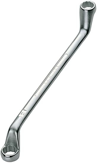 SECOTEC/® Set de 4 x Cl/és Polygonales Ouvertes Set de Cl/és /à Anneau ouvertes 8-17 mm Clef Polygonale Cl/é /à Fourche Cl/é Plate