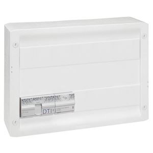 Coffret basique double play drivia 18 - 4xrj45 stp + répartiteur tv 2 sorties