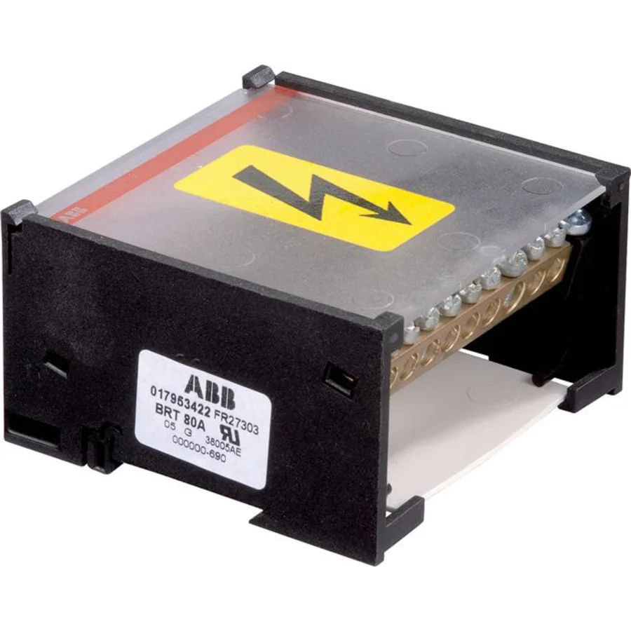 Brt80a distribution terminal blocks - feed-through - four poles