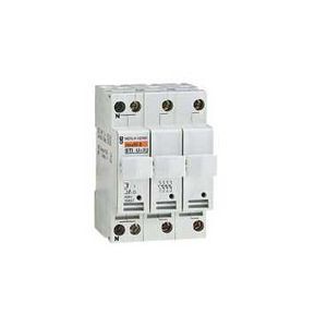 Multi 9 sti - porte-fusible - 3p+n - 20a - pour fusible de 10,3x38 mm