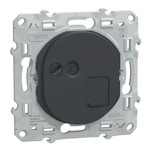 Ovalis - prise rj45 - cat.6 Stp - réseaux vdi- grade 3 - anthracite