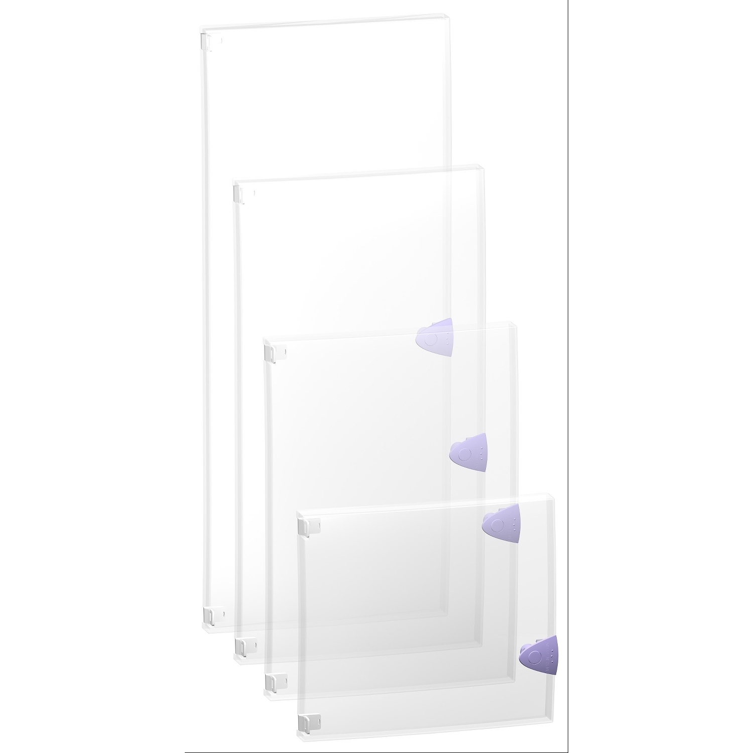 Opale - porte transparente - pour coffret - 13 modules - 2 rangées