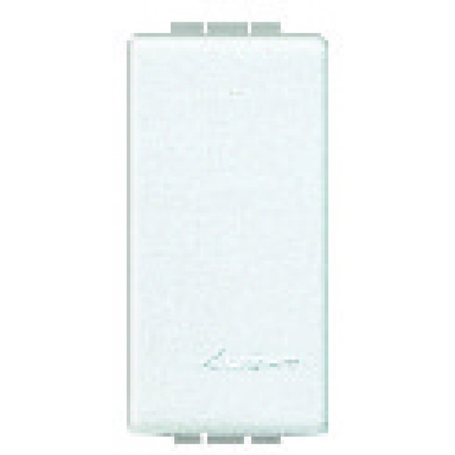 Obturateur simple livinglight blanc 1 module (n4950)