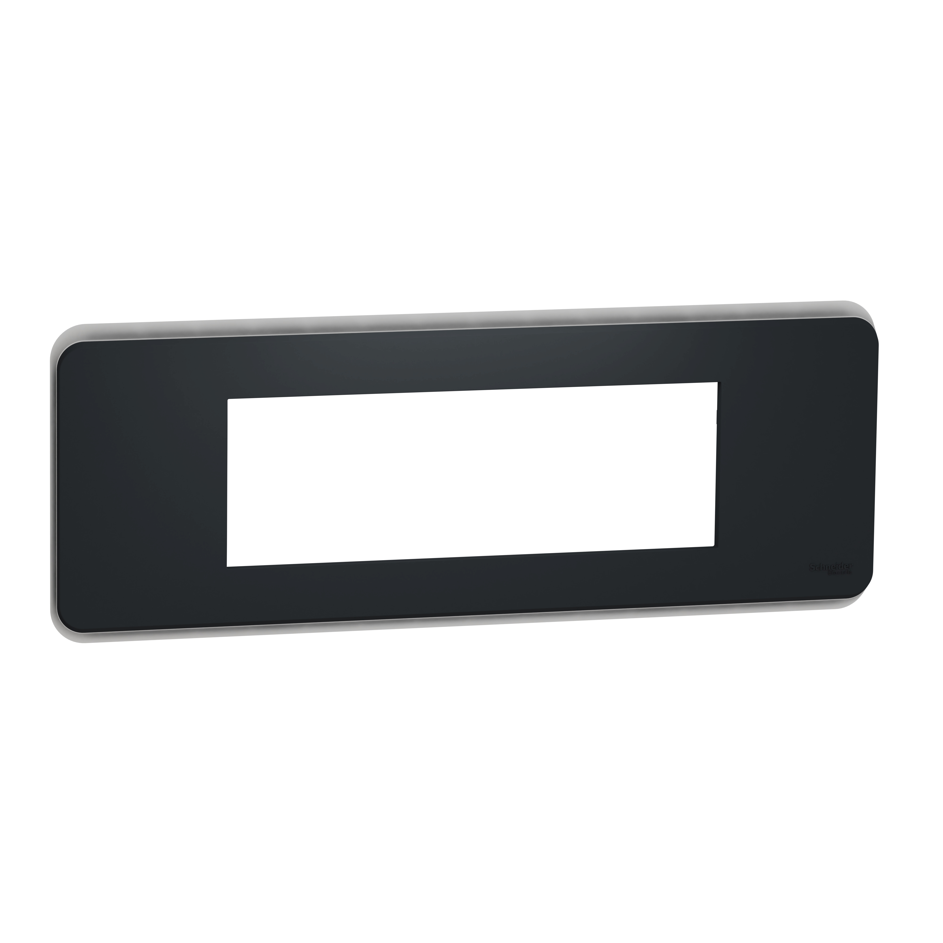 Unica pro - plaque de finition - anthracite - 6 modules