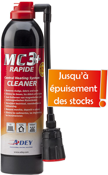 Traitement curatif mc3+ cleaner rapide adey - désembouage - 300ml