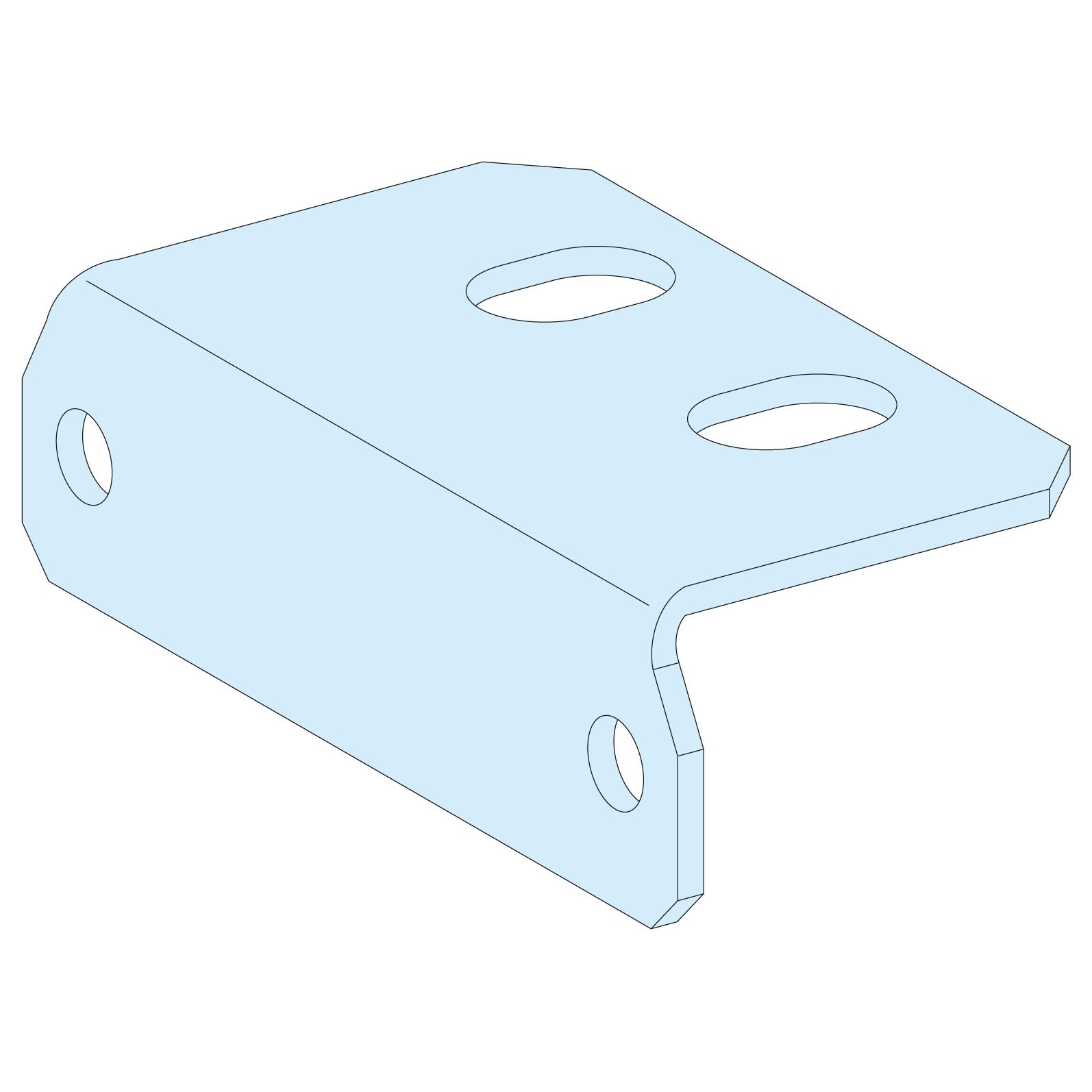 Prismaset p active - lot de 2 équerres supports pe horizontaux - conforme cei 61439-1/nf en 61439-2