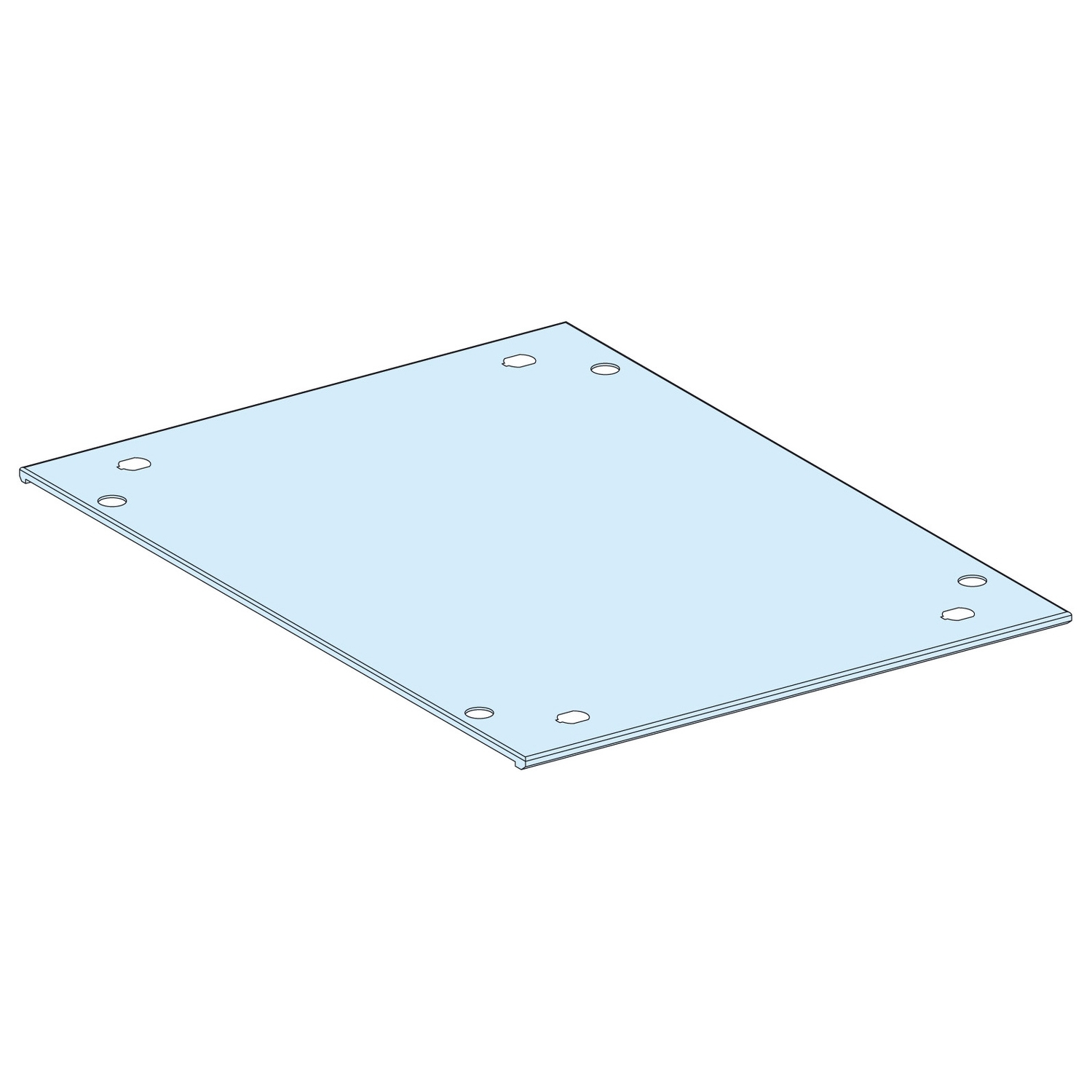 Prisma p - toit - ip55 - pour cellule largeur 400 mm, profondeur 600 mm - l 400mm - p 600mm - blanc