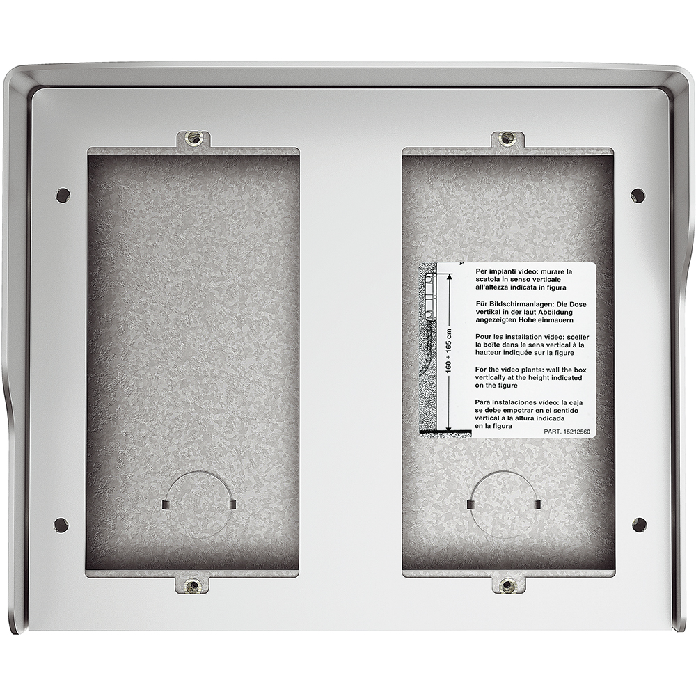 Bticino - boîtier mural sfera new 4 modules allmetal