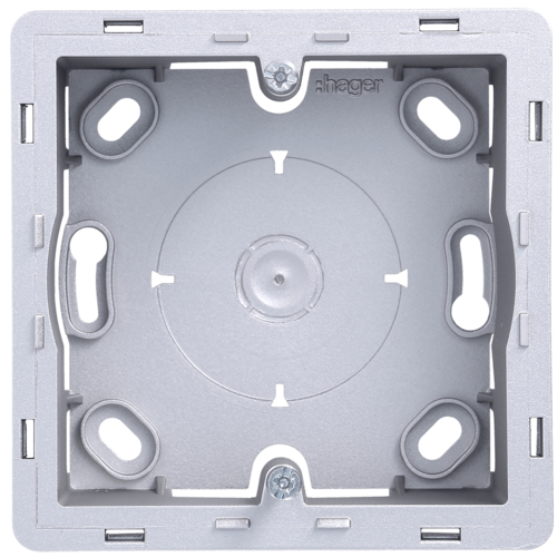 Essensya boîte 1 poste titane pour montage en saillie