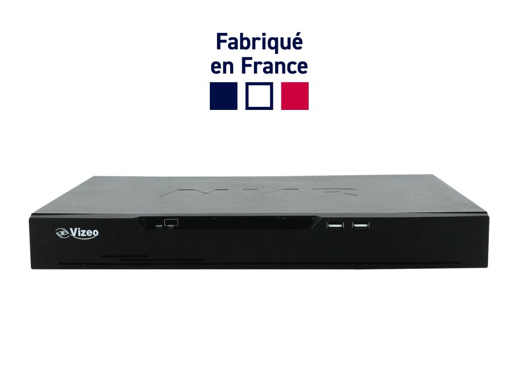 Nvr 16 voies et 16 ports poe,full hd tps reel, h265 : destine aux projets inte