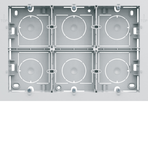 Boite saillie gallery 16 modules pure wxa686b hager