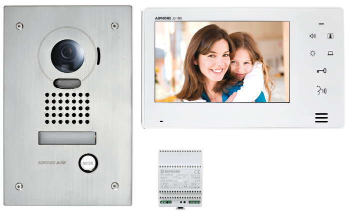 Kit video platine encastree avec moniteur ecran 7