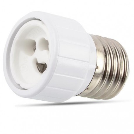 Adaptateur pour culot d'ampoule e27 vers gu10 - franelec