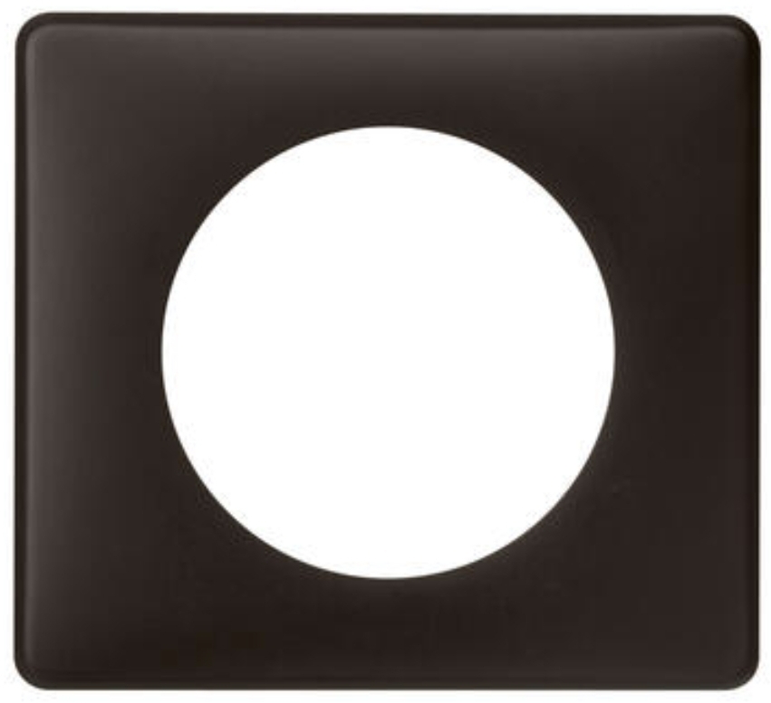 Plaque céliane poudré 1 poste - finition basalte