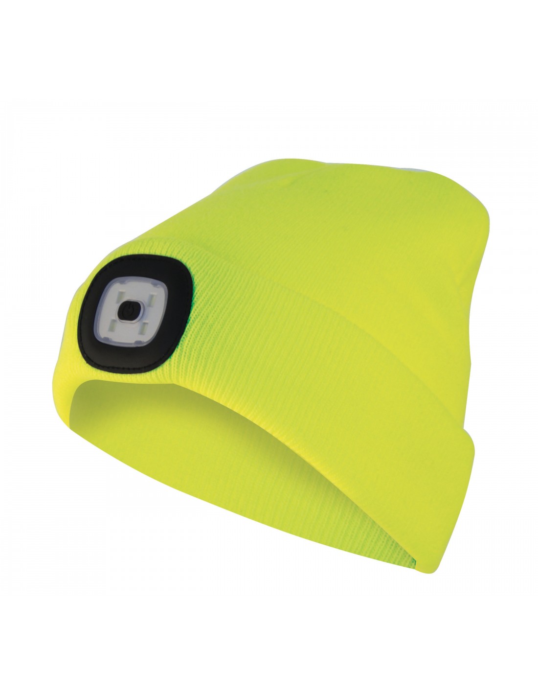 Bonnet led rechargeable jaune fluo- velamp