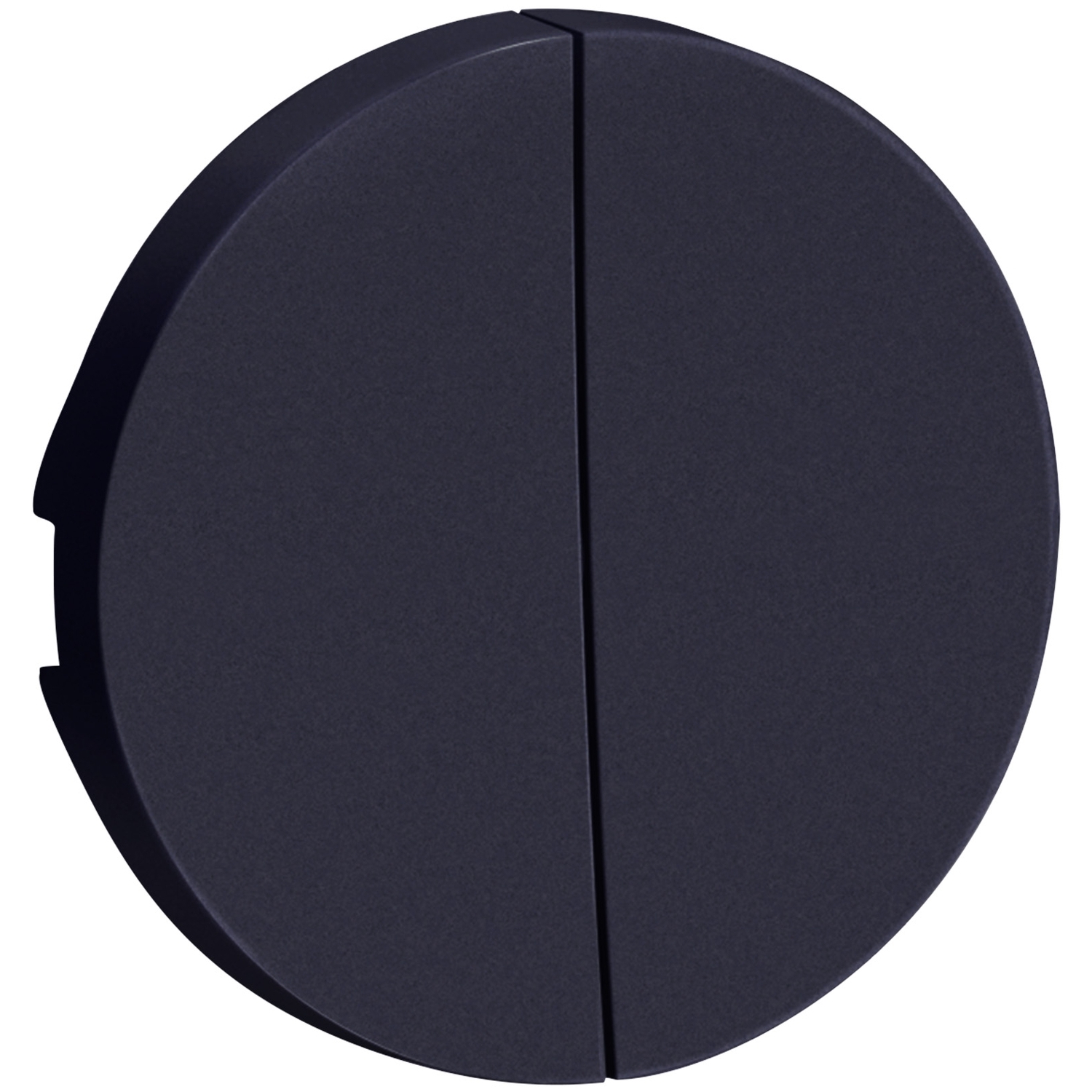 Odace anthracite, enjoliveur double va-et-vient et poussoir