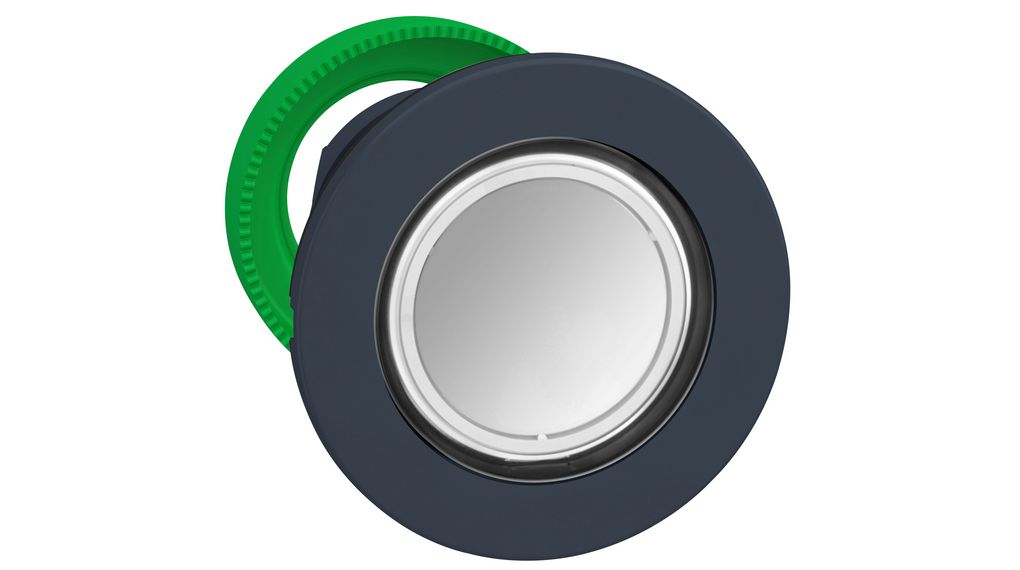 Harmony xb5 - tete bouton poussoir lum del - flush - blanc