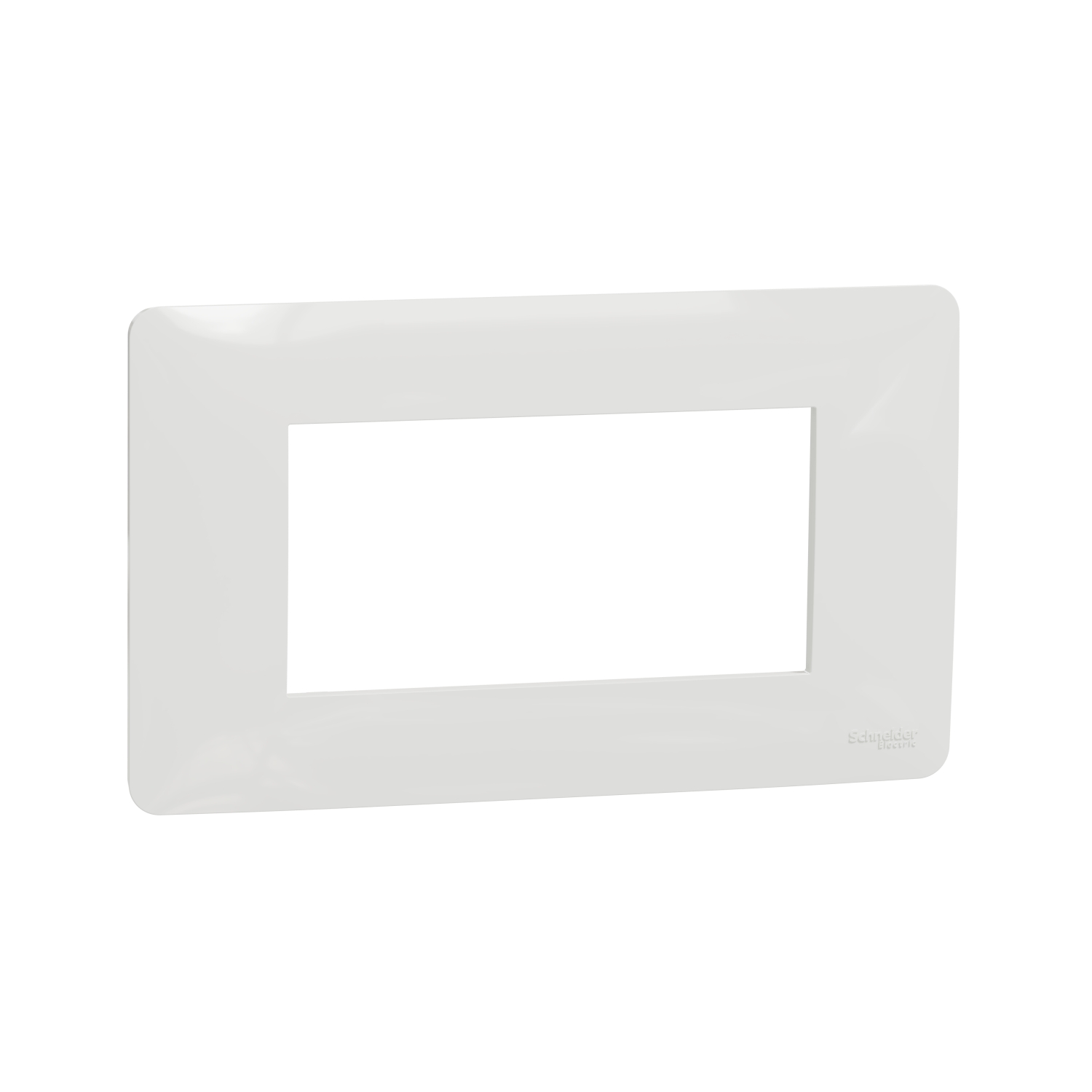 Unica studio - plaque de finition - blanc - 4 modules