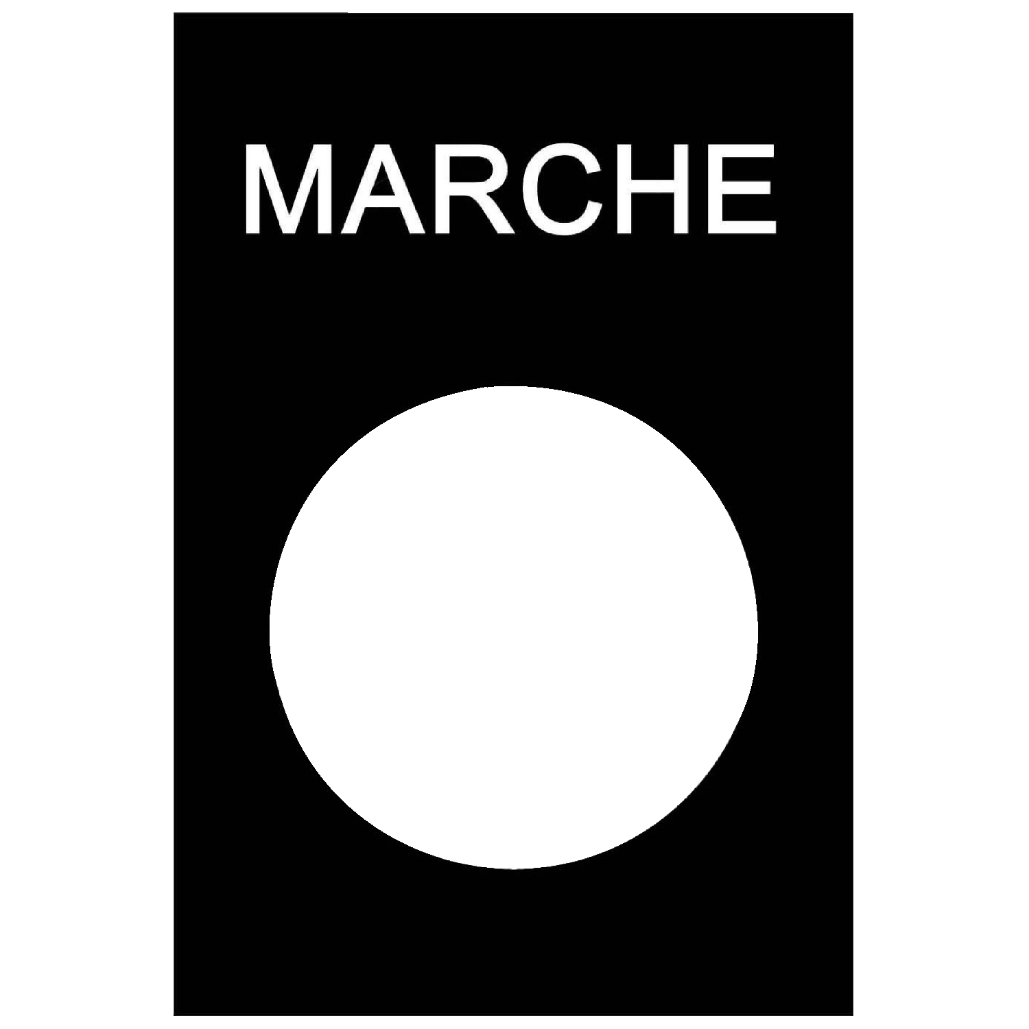 Harmony - étiquette - 30x40mm - noir - marche