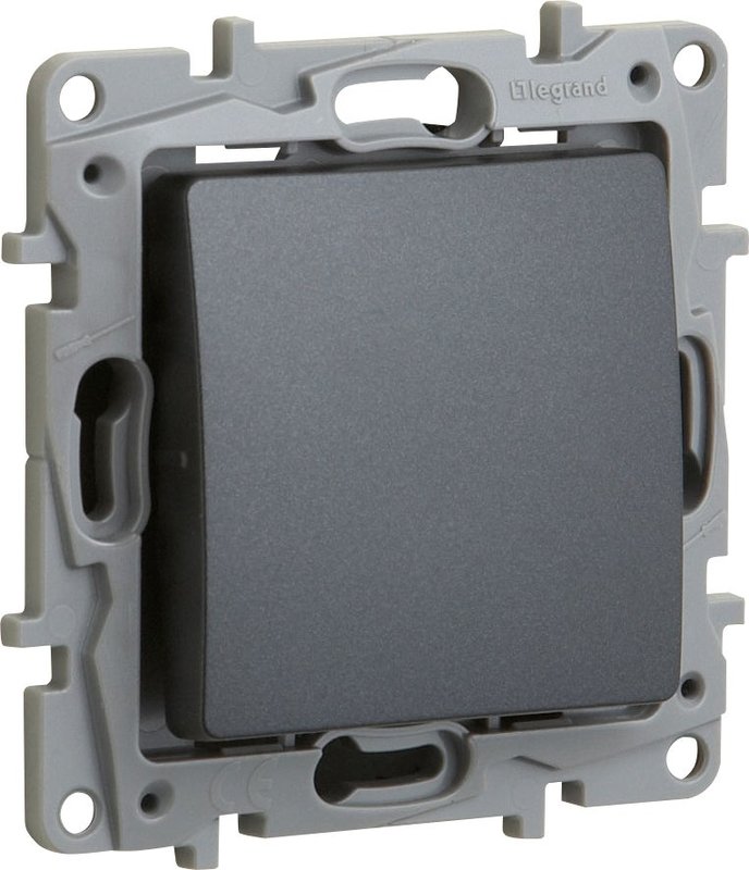 Legrand LEG96664 Poussoir argent Niloe