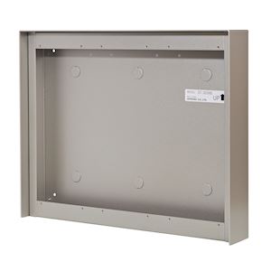 Cadre saillie aluminium avec visière 3 x3 modules p/gt