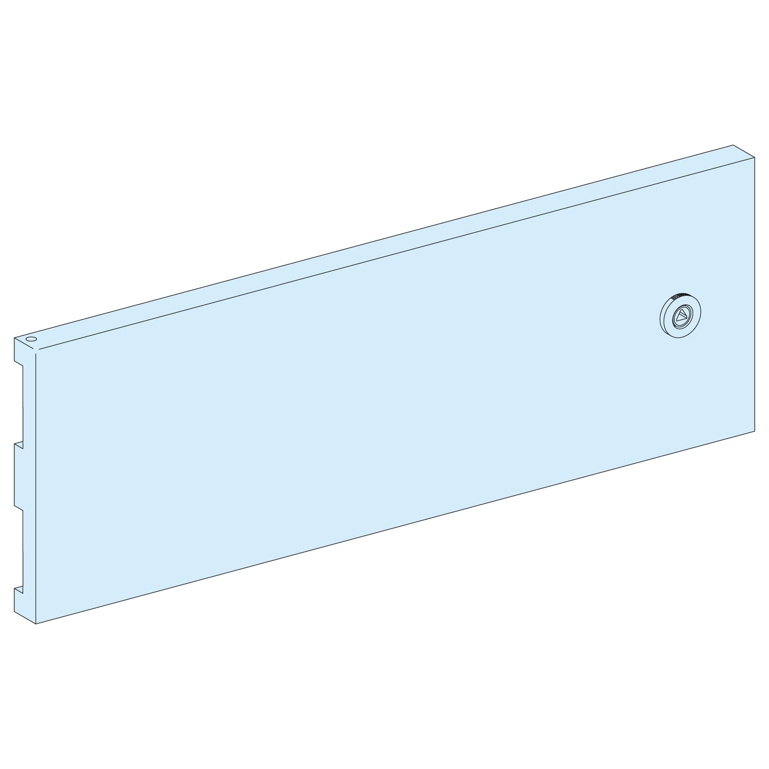 Porte partielle pleine 4 modules ip55 11 à 27 modules