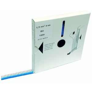 Embouts isolés 0,5² blanc , pour mc25 bande de 1000 pcs