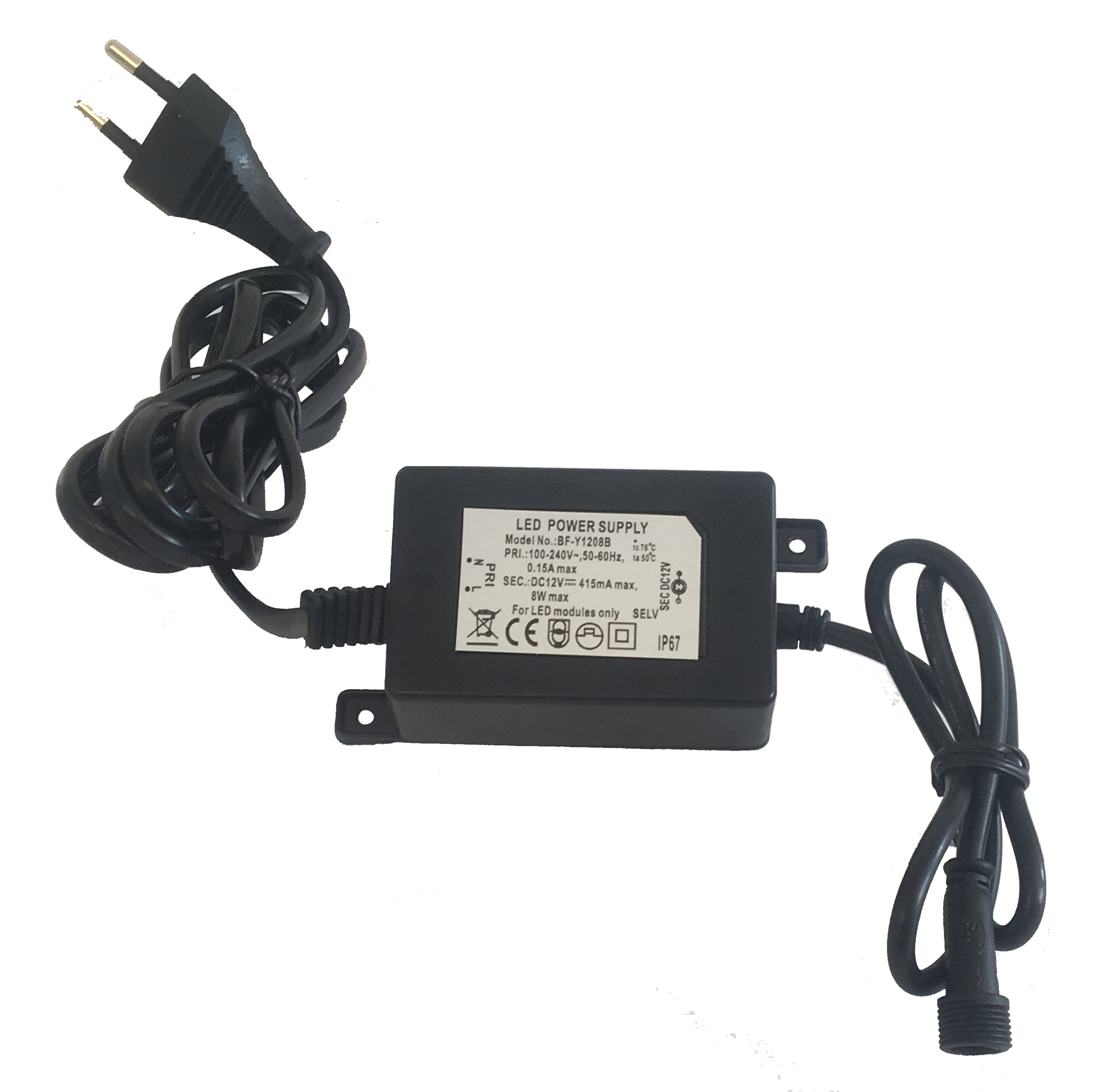Alimentation dc12v ip65 max 30w