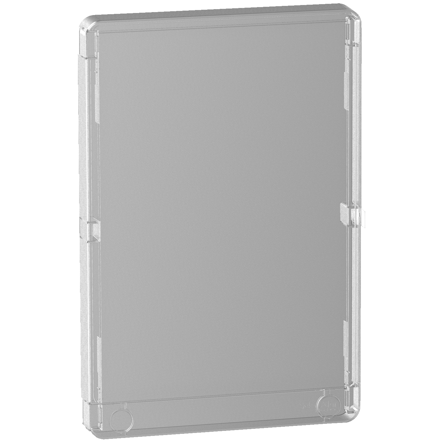 Resi9 - porte transparente - 4 rangées - de 36 pas de 9 mm - l 352.5 - H 620.5 - P 27mm - tenue au f