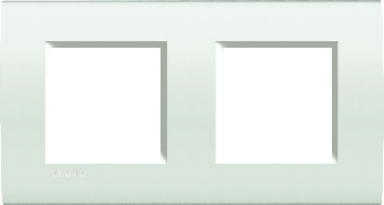 Ll-plaque rectangul. 2X2 mod 71mm blanc