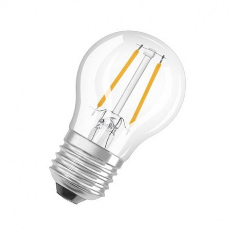 Led filament spherique e27 claire 2,5w 827 250lm