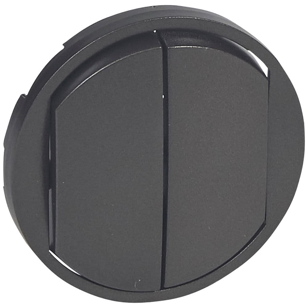 Legrand - enjoliveur large céliane pour double interrupteur , va - et - vient ou poussoir - finition