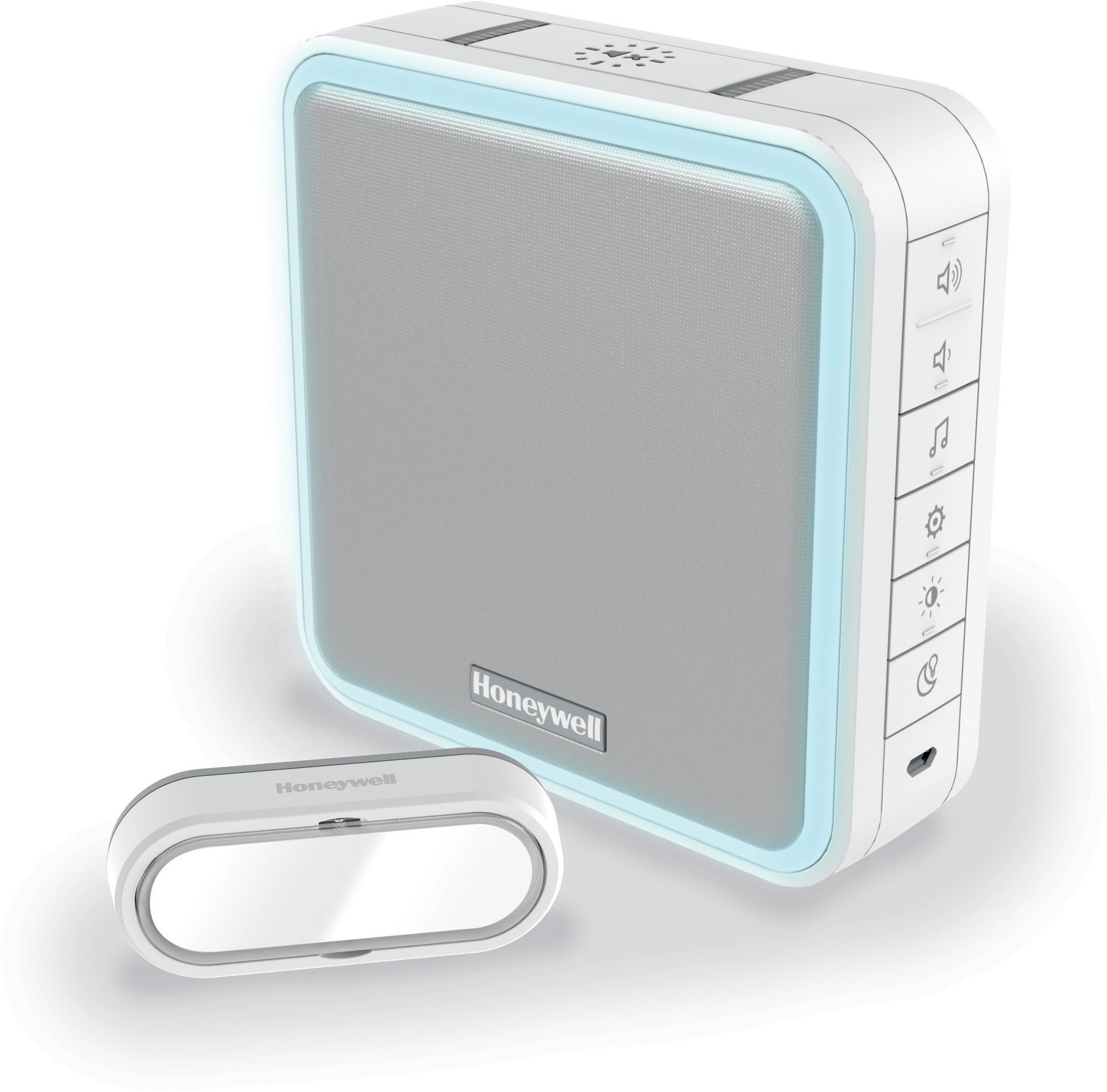 Kit carillon sans fil avec transmetteurs intégrés - blanc