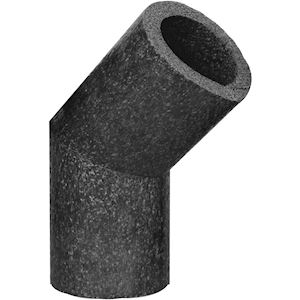 Coude 30deg polyéthylène haute isolation, d 125 mm