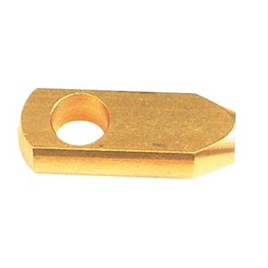 Tête avec oeoeuillet de tirage m5 pour aiguille acier/nylon diamètre 6 mm.