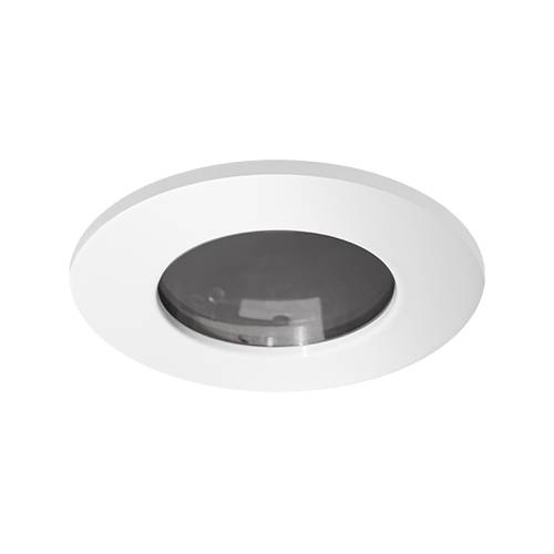 Downlight encastré rond fixe.verre de protection clair.fixation par ressorts.ne nécessite pas de tra